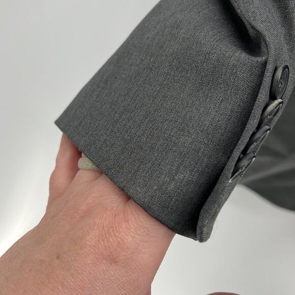 Gucci Men's 3 Button Wool Blazer - Gray - 48 or US 38 - Picture 5 of 11